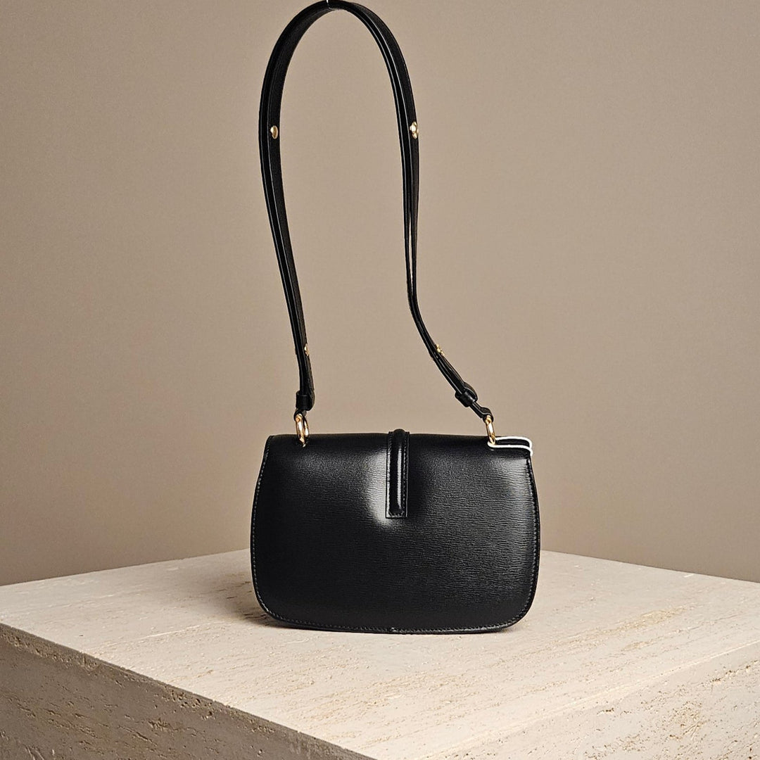 Tom Ford Leather Crossbody Bag Black