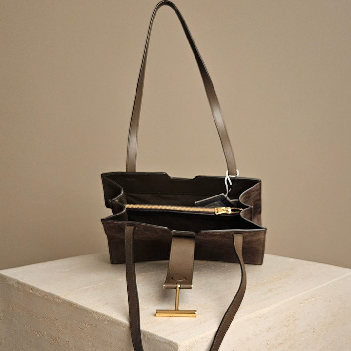 Tom Ford Tara Brown Suede Bag