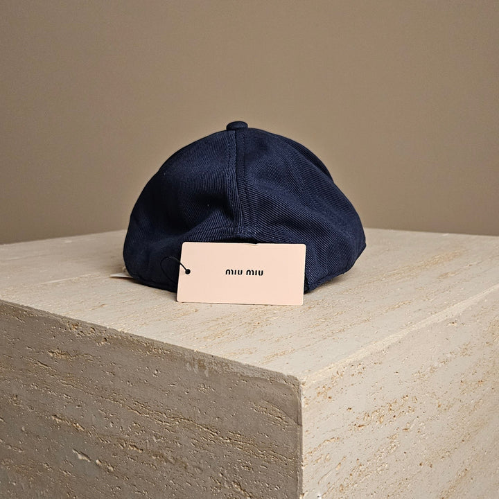 Miu Miu Logo-Embroidered Cap