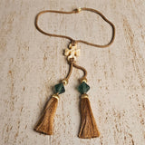 Resin Roxanne Tassle Necklace