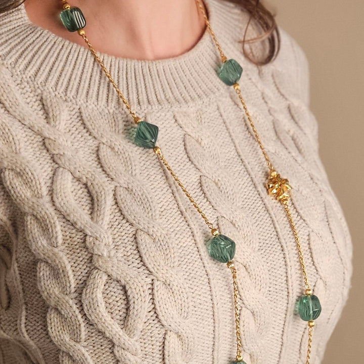 Tory Burch Resin Roxanne Long Necklace