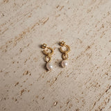 Marbella Midi Hoop & Charm Earrings