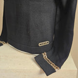Chain-Trim Sweater