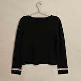 Chain-Trim Sweater