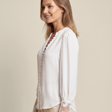 Lace Cuff Blouse