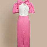 Cutout Bow Dress