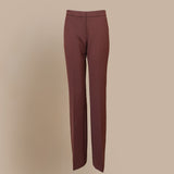 Burgundy Tailored Pants