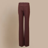 Burgundy Tailored Pants