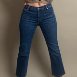 Cropped Low-Rise Jeans