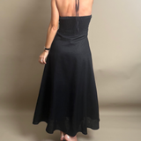 Halter Neck Dress (Small to Size-SIZE UP)
