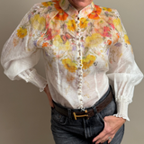 Harmony Blouse in citrus garden