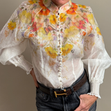 Tranquility Floral Printed Blouse