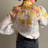 Harmony Blouse in citrus garden