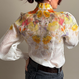 Tranquility Floral Printed Blouse