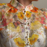 Tranquility Floral Printed Blouse