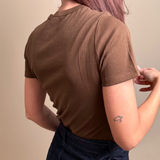 Beaded Round Neck T-shirt