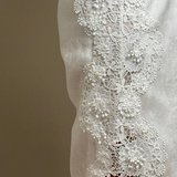 Halliday Lace-Trimmed Ramie Shirt & Wide-Leg Pants Set
