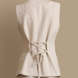Button Down Waistcoat (Small to Size-SIZE UP)