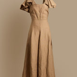 Ruffle Sleeve Dress