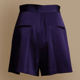 Satin Crepe Shorts