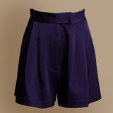 Satin Crepe Shorts