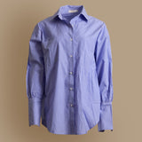 Stripped Large Cuff Shirt