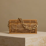 Bamboo Flap Bag