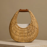 Mini Wicker Tote Bag