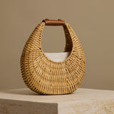 Mini Wicker Tote Bag