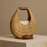 Mini Wicker Tote Bag