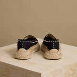 Obscur Black Platform Espadrille Shoes