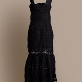 Lace Mermaid Midi Dress