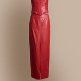Faux leather set