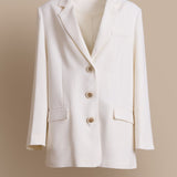 Pleated Blazer
