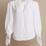 Lace Cuff Blouse