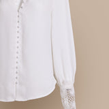 Lace Cuff Blouse