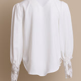 Lace Cuff Blouse