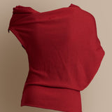 Drop Shoulder Knit Top