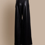 Vegan Leather Low Rise Pants