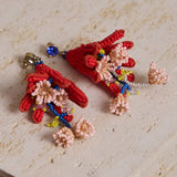 Hanging bead flowers
