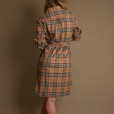 Checkered Shirt Dress