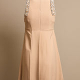 Crystal & Pearl Embellished Dress