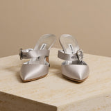 Silver Pointed Mule