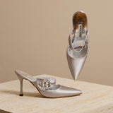 Silver Pointed Mule