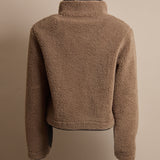 Cropped Fleece Jacket