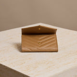 Chevron Leather Wallet