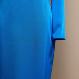 Ocean Satin Midi Dress