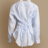 Drawstring Shirt (Small to Size- SIZE UP)