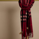 Check Cashmere Scarf
