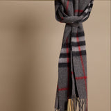 Check Cashmere Scarf